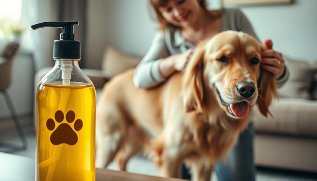 dog hair smoothing oil