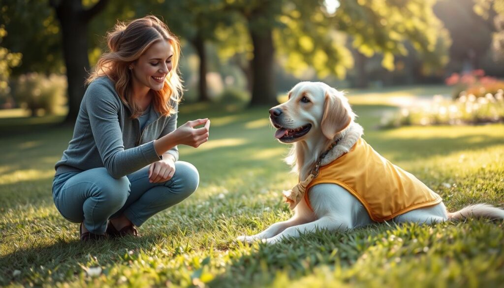 Training your dog to accept a therapy coat Training your dog to accept a therapy coat