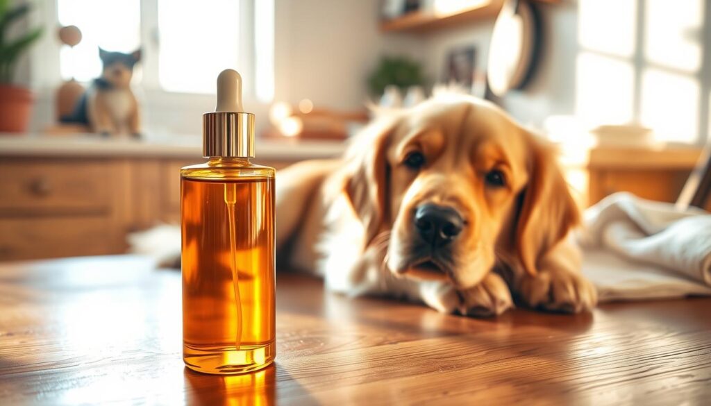 dog fur serum oil