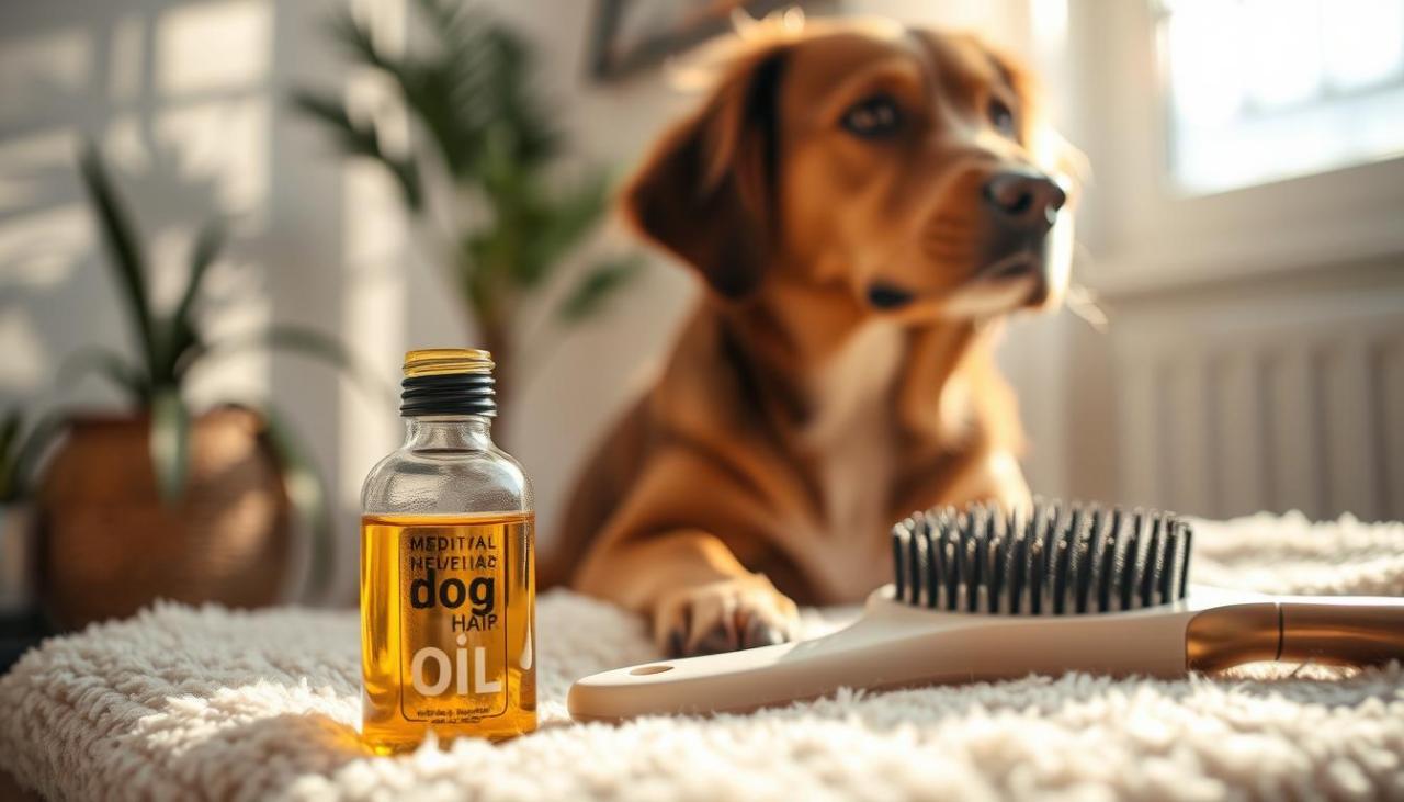 Medicated Dog Hair Oil for Healthy and Shiny Coats