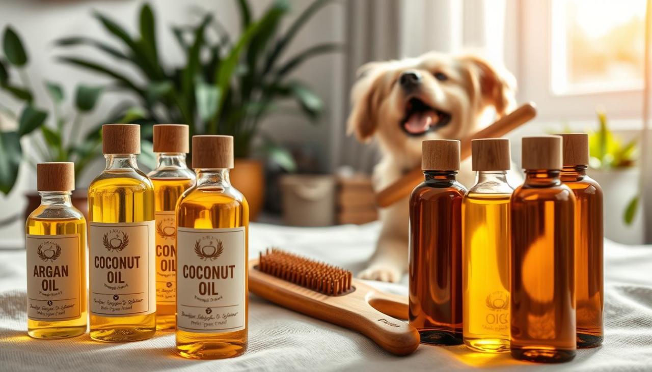 Natural Dog Hair Oil for Healthy Shiny Coats