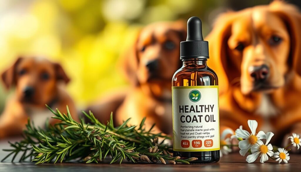 healthy dog coat oil