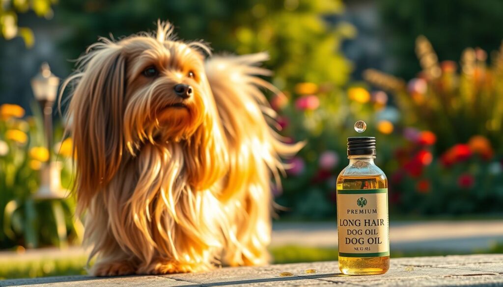 long hair dog oil