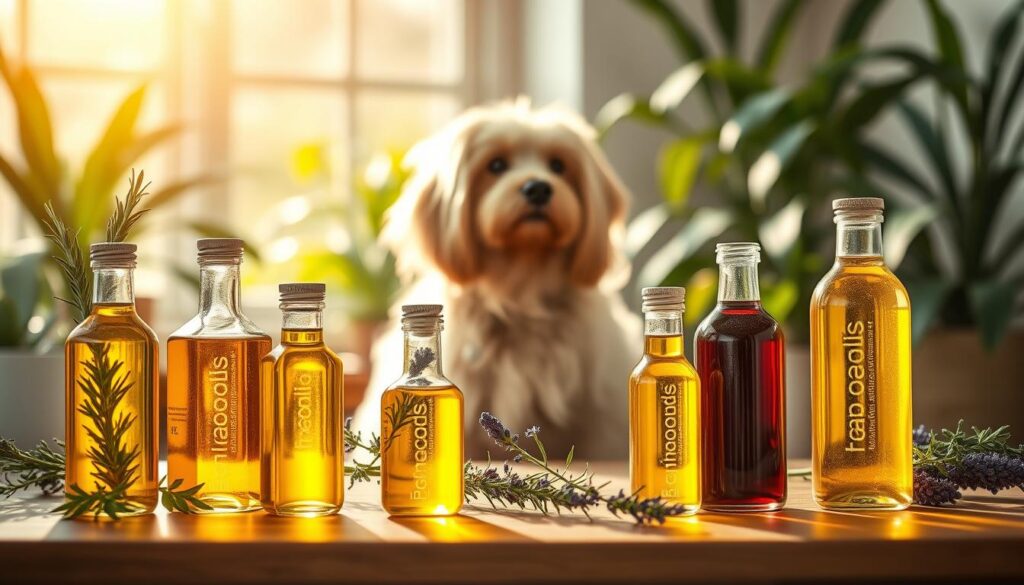 natural oils for long haired dogs