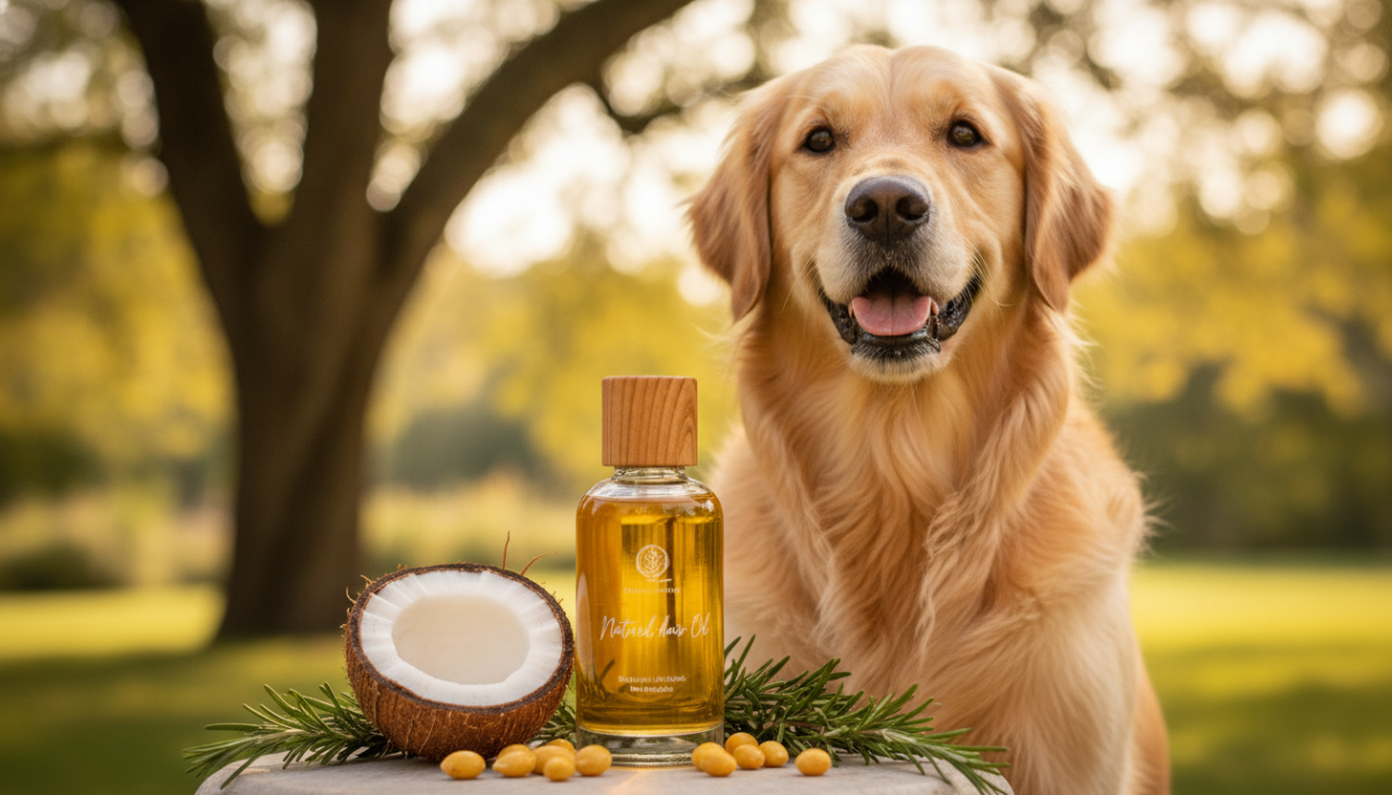 Best Natural Dog Hair Oil to Nourish and Shine Fur