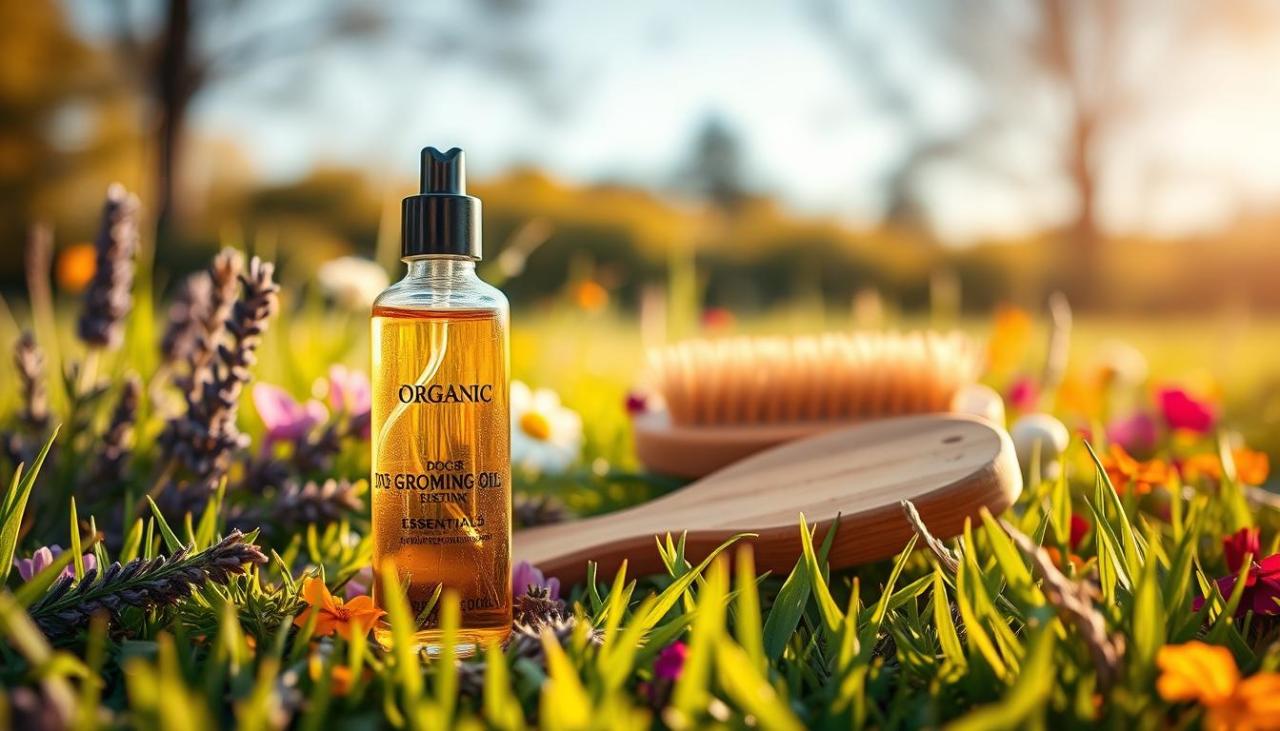 Professional Dog Grooming Oil for a Healthy Shiny Coat