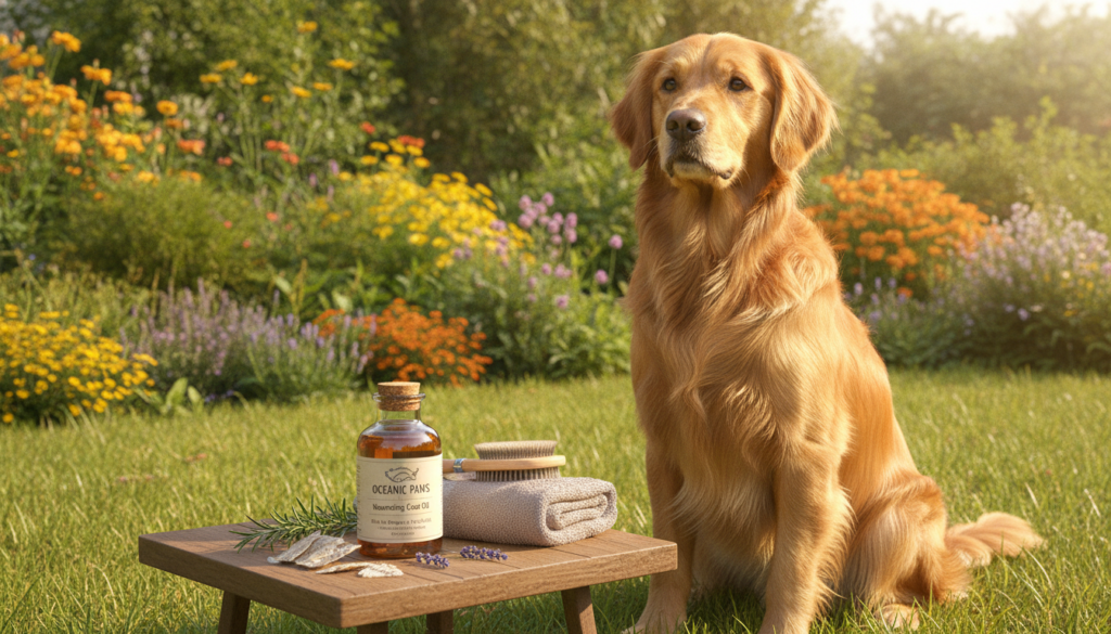 coat shining oil for dogs