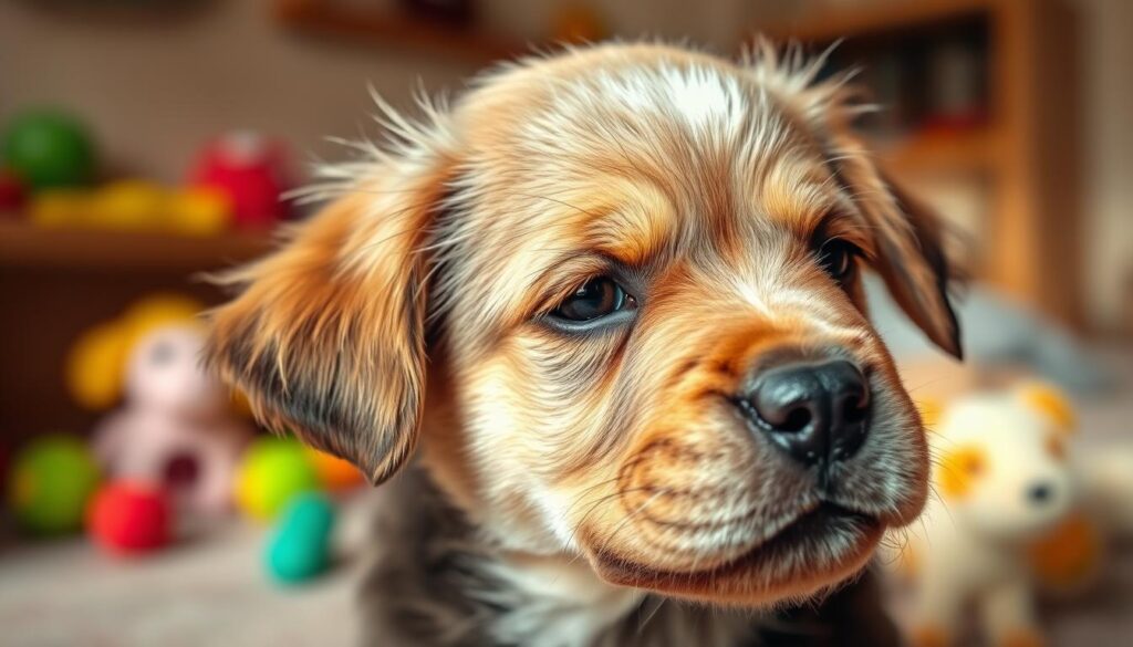 dry puppy skin and dull puppy fur