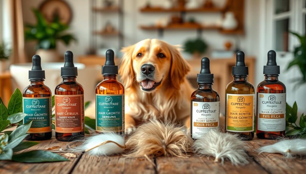 premium dog hair growth serums