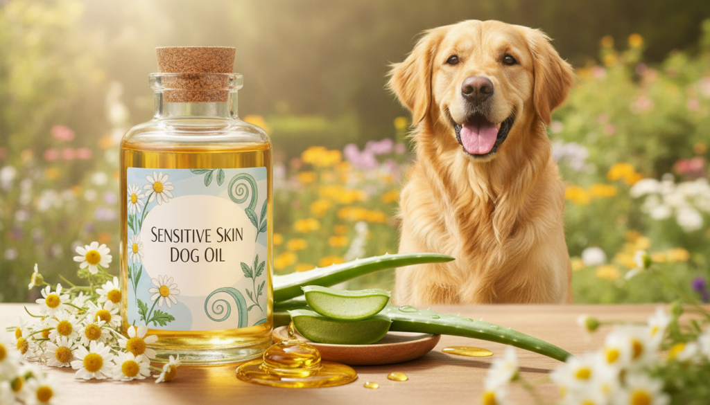 sensitive skin dog oil