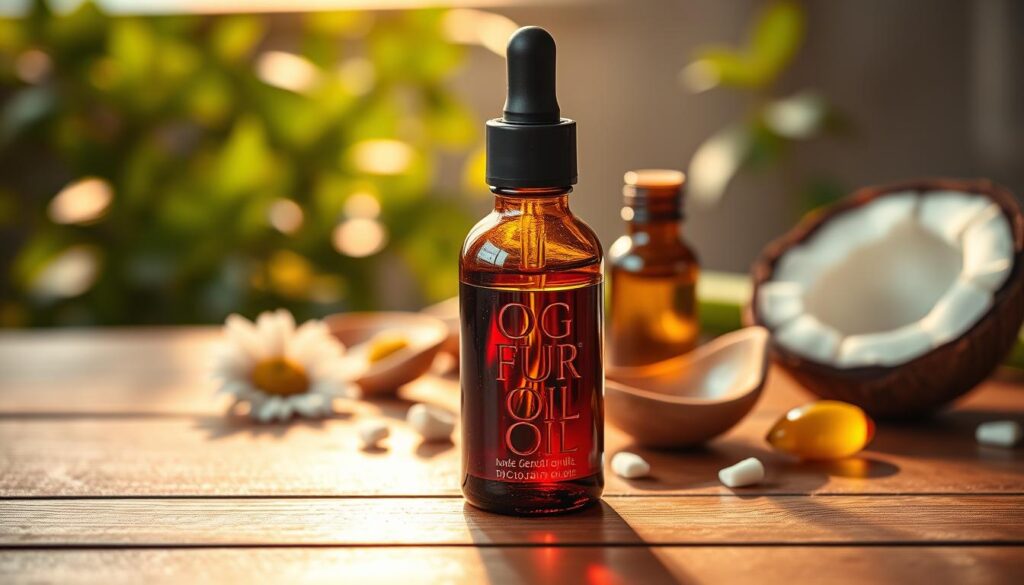 natural dog fur oil